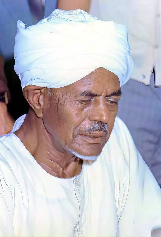 الشيخ محمد عثمان عبده البرهاني في لحظة تأمل